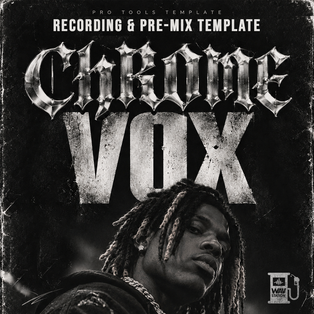 Chrome Vocal - Recording & Pre Mix Template (Stock & Waves Plugin Versions)