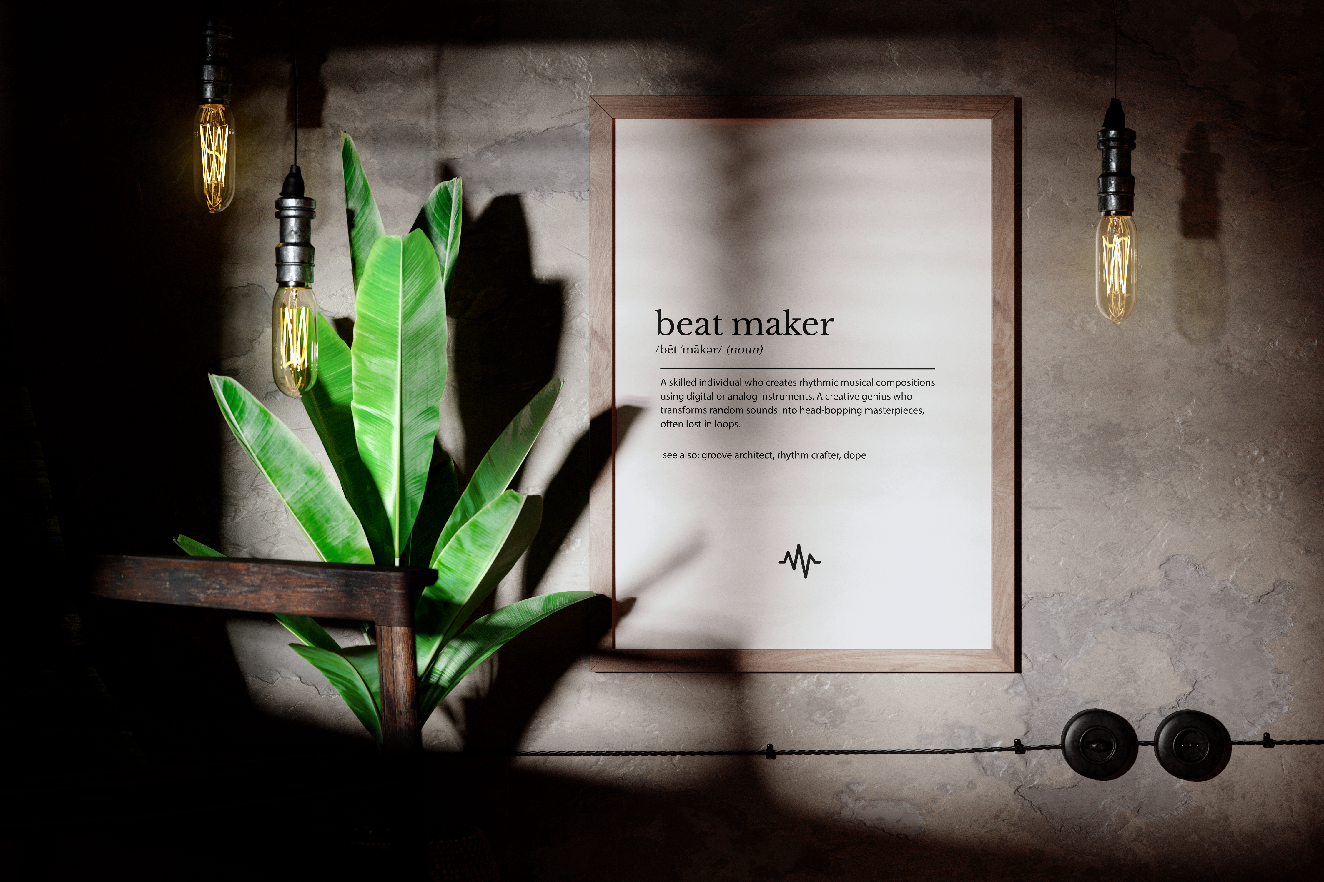 Beat Maker Definition Wall Art