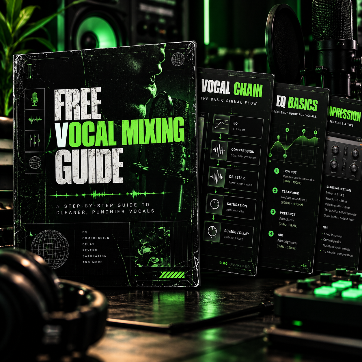 Free Vocal Mixing Cheat Sheet
